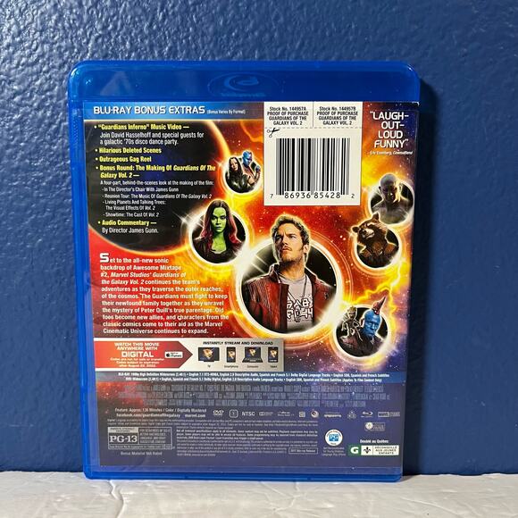 Guardians of the Galaxy: Volume 2 (Blu-ray + DVD + 2017) - Picture 6 of 10